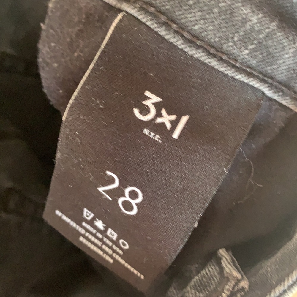 3x1 COVE W3 Channel Seam High Rise Skinny Stretch Jeans 28 - Picture 14 of 16